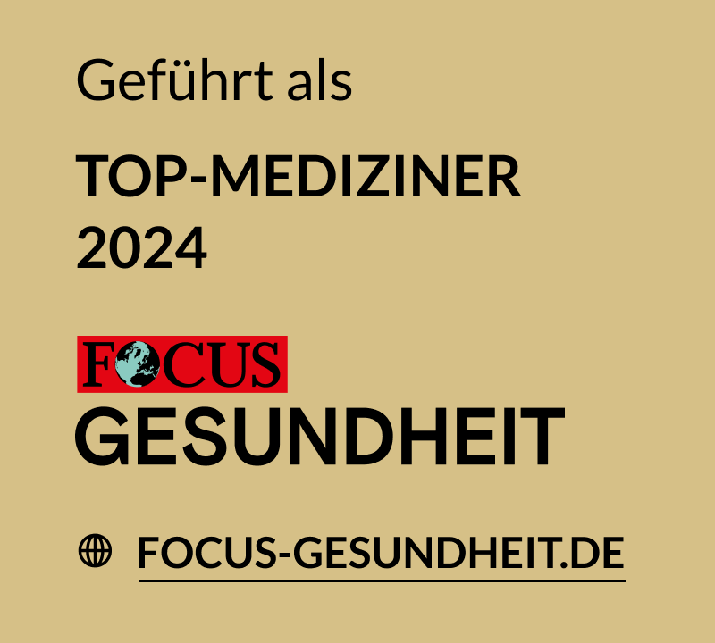 Auszeichnung von Focus Top Mediziner 2024